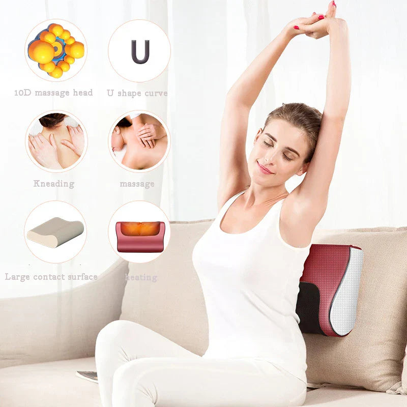 Marketplace Gulf™ Red Pillow Massager – جهاز تدليك الوسادة الحمراء