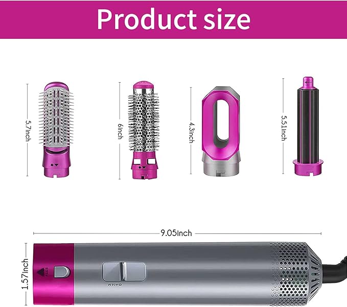 Marketplace Gulf™ Hot Hair Brush 5 in 1 – فرشاة الشعر الساخنة 5 في 1