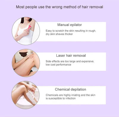 Marketplace Gulf™Purple Epilator – آلة إزالة الشعر البنفسجية