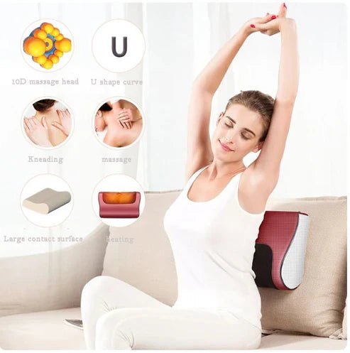 Marketplace Gulf™ Red Pillow Massager – جهاز تدليك الوسادة الحمراء