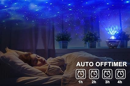 Marketplace Gulf™ Galaxy Ocean Light Projector – بروجكتر ضوء المجرة والمحيط