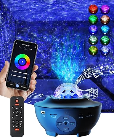 Marketplace Gulf™ Galaxy Ocean Light Projector – بروجكتر ضوء المجرة والمحيط