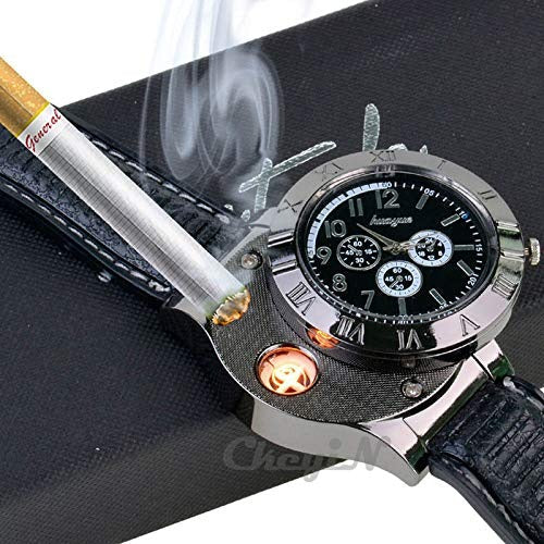 Marketplace Gulf™Men's Military USB Lighter Watch